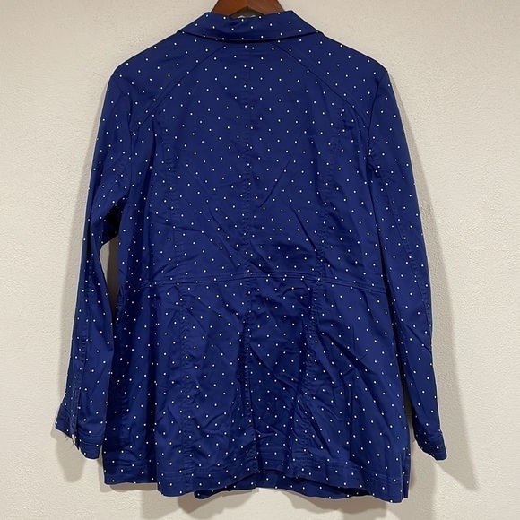 Chicos Polka Dot Lightweight Jacket - Picture 7 of 9